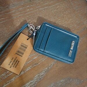 Steve Madden Emerald Green Womens Zippered Wallet NWT